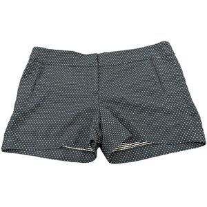 Cynthia Rowley Woman’s Blue Polka Swiss Dot Flat Front Summer‎ Shorts Size 10 4”